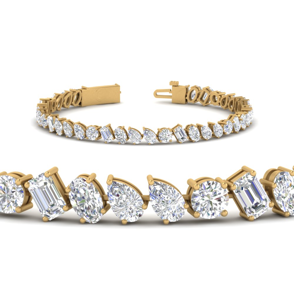 mixed-diamond-cut-tennis-bracelet-12-carat-in-FDBRC10433-NL-YG