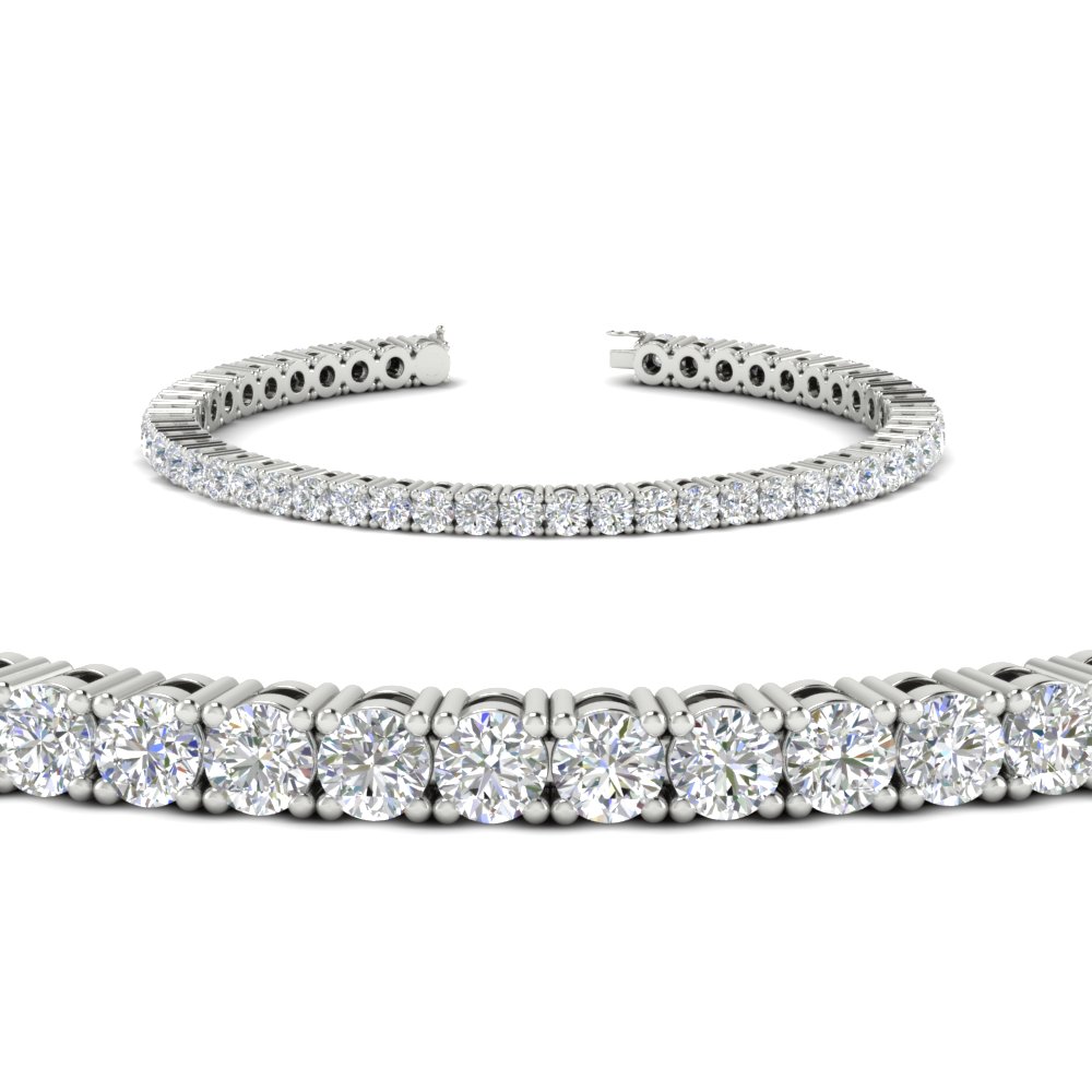 LADIES BANGLE 1.25CT ROUND DIAMOND 14K WHITE GOLD LADIES BANGLE 1.25CT ROUND DIAMOND 14K WHITE GOLD
