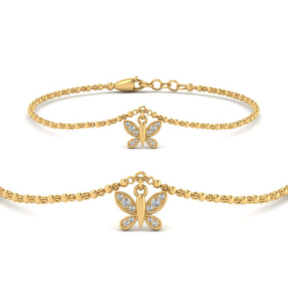 butterfly-cute-chain-diamond-bracelet-in-FDBRC9755ANGLE2-NL-YG