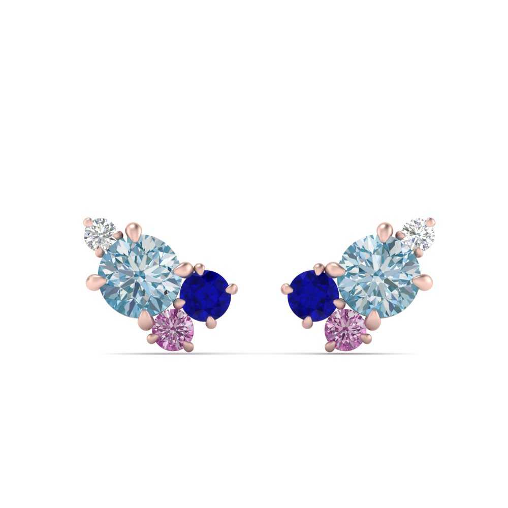 cluster-colored-stone-stud-earring-in-FDEAR10126ANGLE1-NL-RG