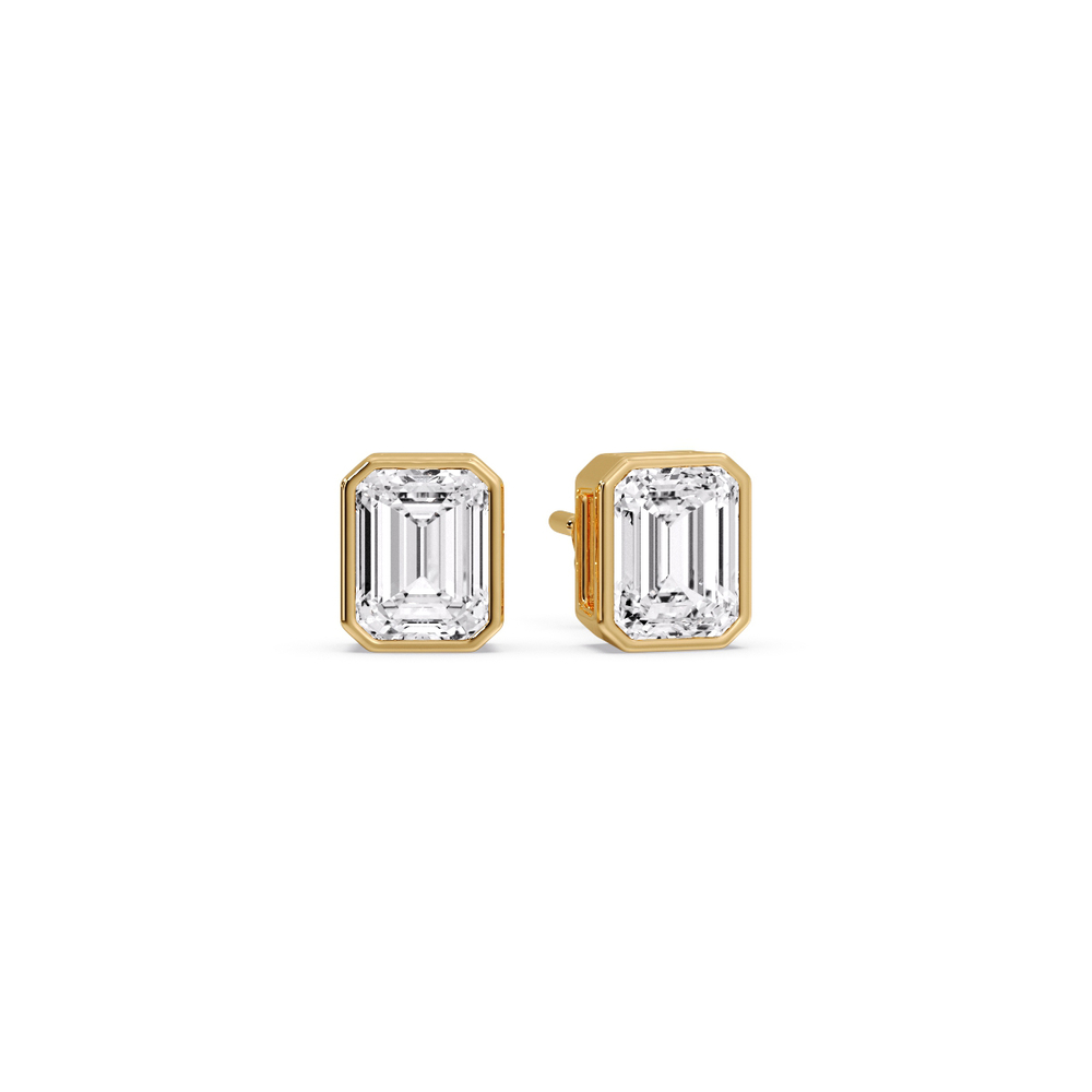 0.50-carat-emerald-diamond-bezel-stud-earring-in-FD-EAR10516EMANGLE1-0.50CT-NL-YG
