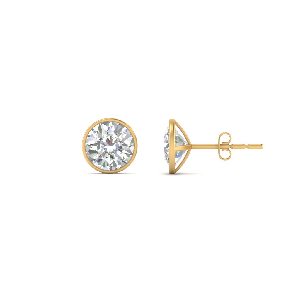 4-carat-round-stud-bezel-set-diamond-earring-in-FDEAR10516RO-4.0CT-NL-YG