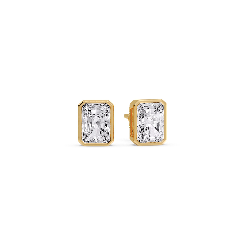 half-carat-radiant-diamond-bezel-stud-earring-in-FD-EAR10516RAANGLE1-0.50CT-NL-YG