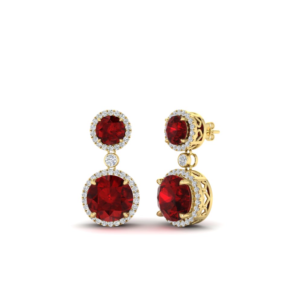 halo-round-ruby-two-stone-drop-earrings-in-FDEAR11203GRUDR-NL-YG