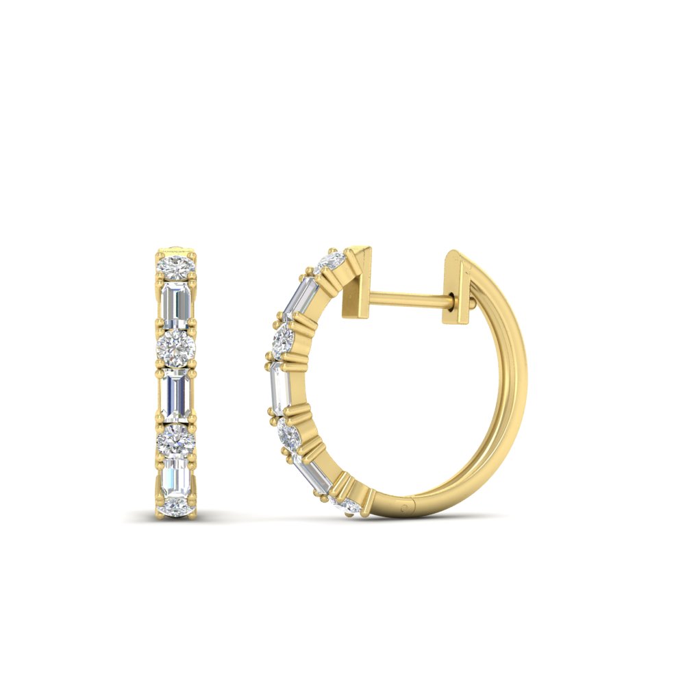 round-and-baguette-diamond-huggie-earrings-in-FDEAR11241ANGLE2-NL-YG