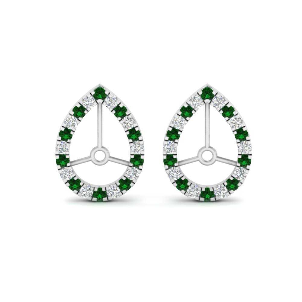 pear-halo-earring-diamond-jackets-with-emerald-in-FDEARPE9677GEMGR-NL-WG