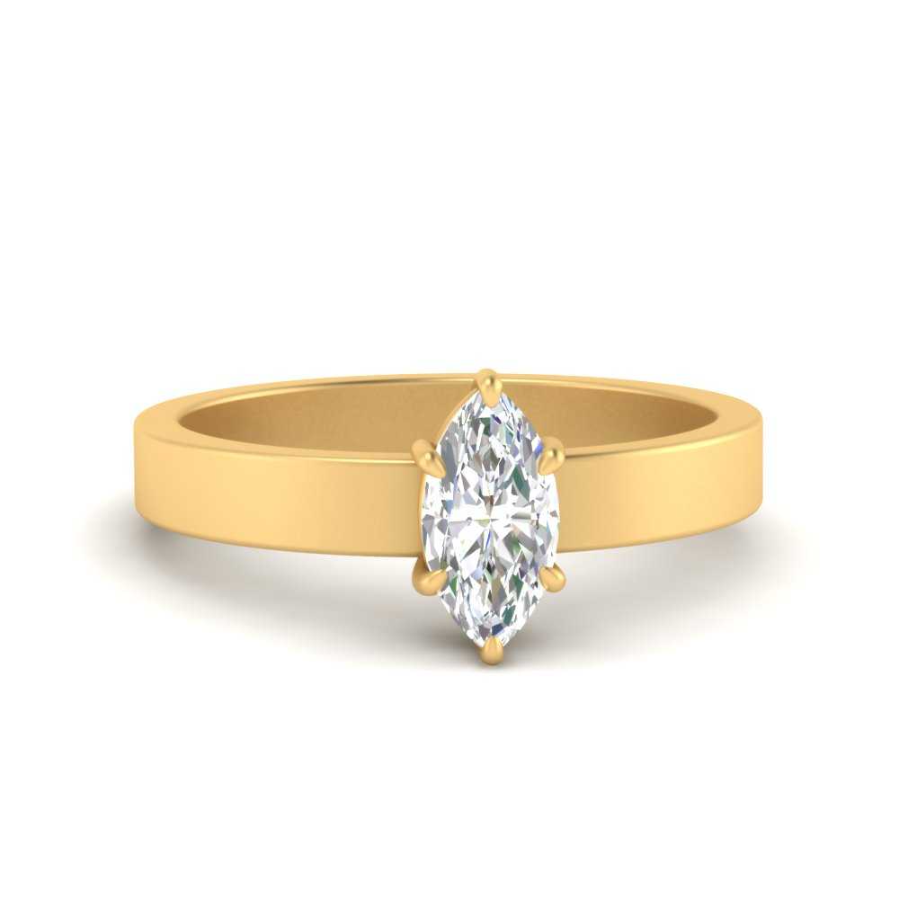 Flat band diamond on sale rings