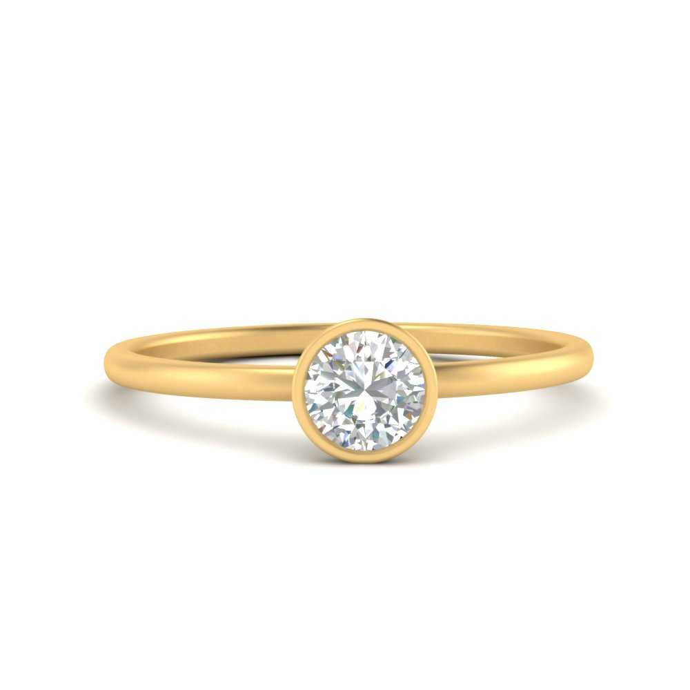 bezel-set-round-cut-lab diamond-solitaire-ring-in-FDENR2992ROR-NL-YG