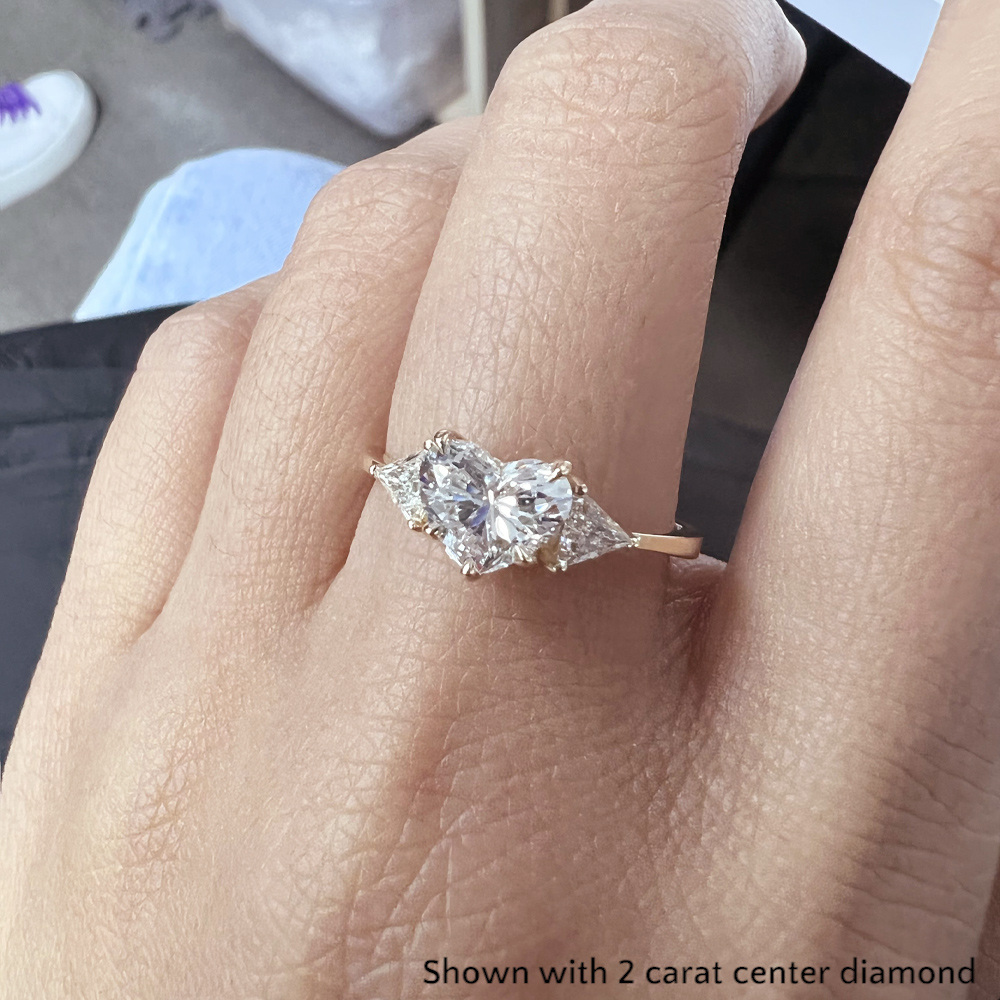 2-carat-heart-shaped-diamond-tapered-3-stone-ring in FDENR408HTRANGLE3 NL YG