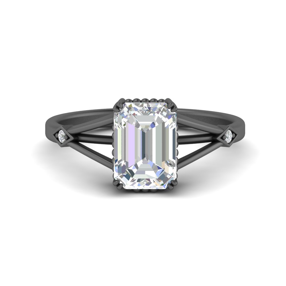 Three-Stone Round Diamond Engagement Ring With Split Diamond | Gaines  Jewelry | Flint, MI