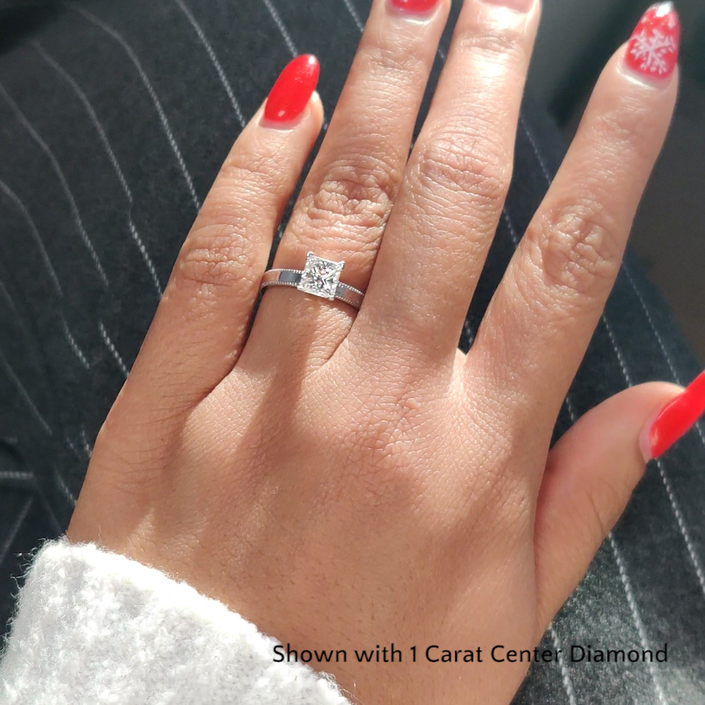 1 Carat Princess Cut Diamond Ring - The Jewelry Stop Of Charlotte