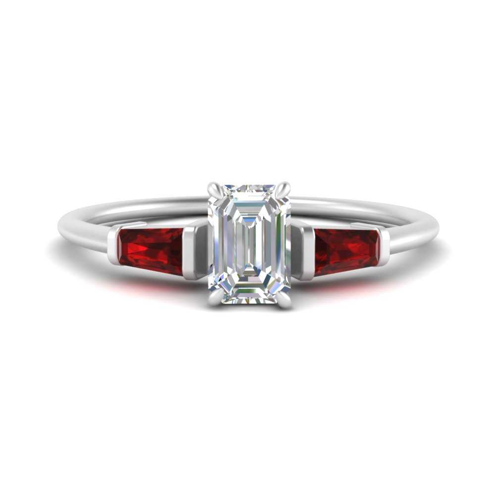 Buy Floral Ruby and Emerald Diamond Sterling Silver Ring (6) at Amazon.in