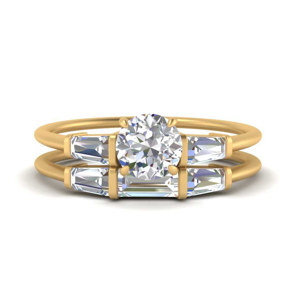 round-cut-bar-set-diamond-ring-with-matching-3-baguette-wedding-band-in-FDENS100RO-NL-YG