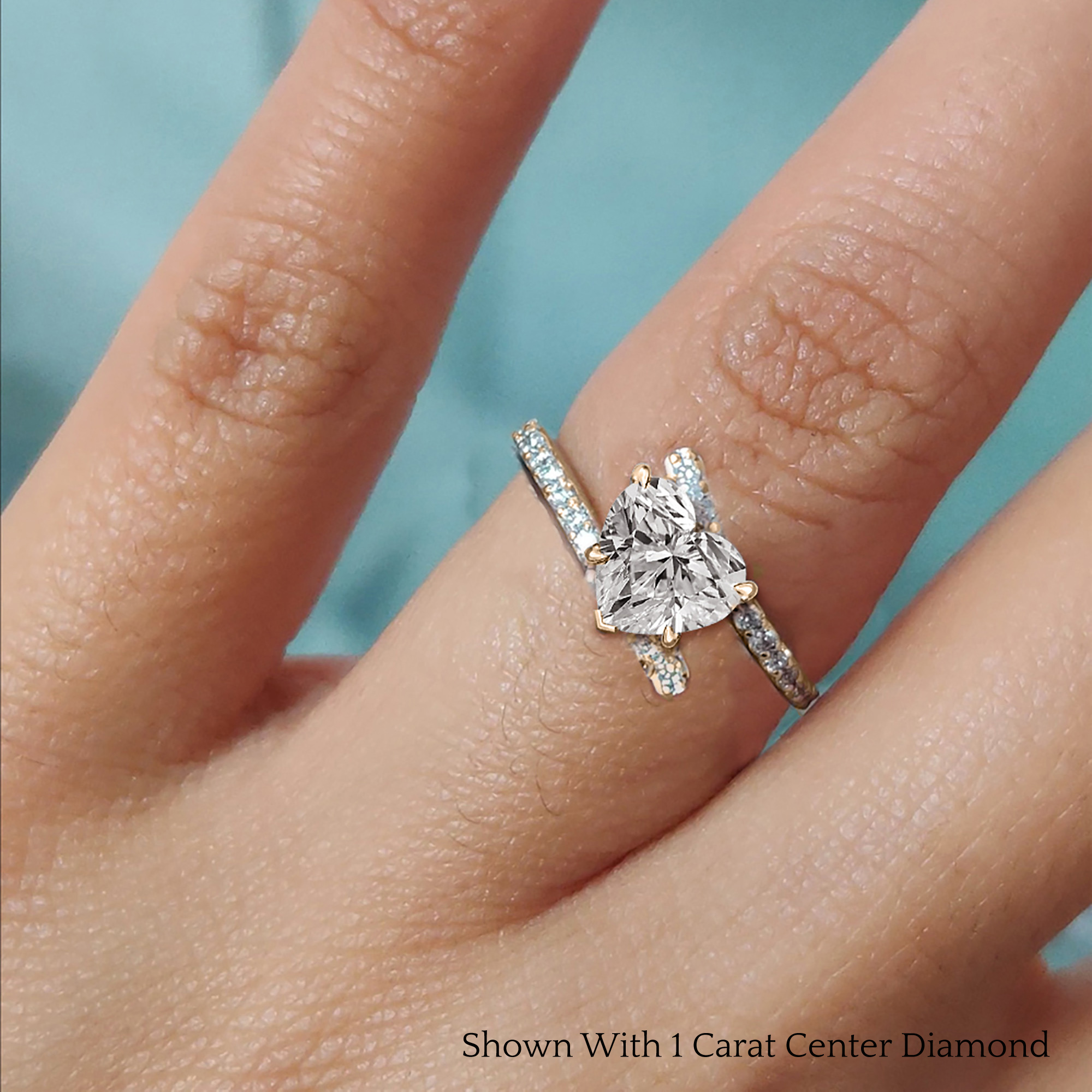 Petite Diamond Engagement Ring - BC Clark
