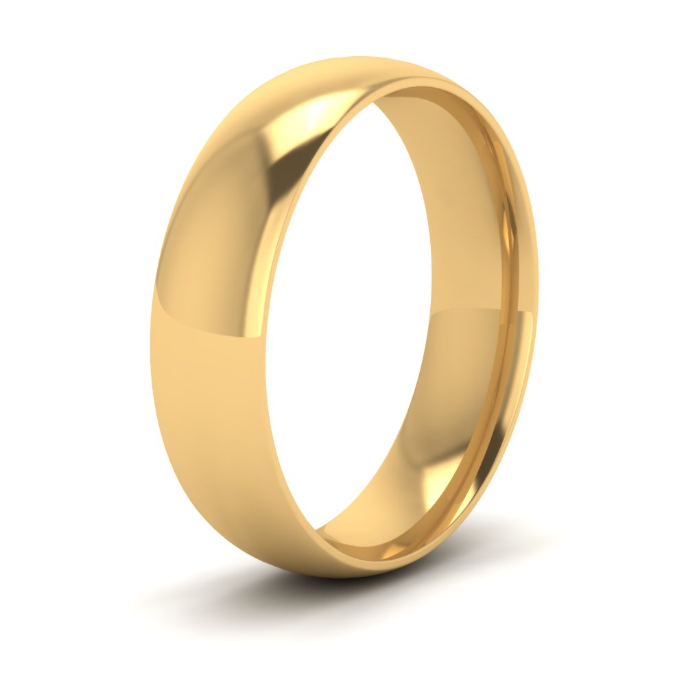 12 mm Mens Classic Comfort Fit Wedding Band with 14K Yellow Gold undefined
