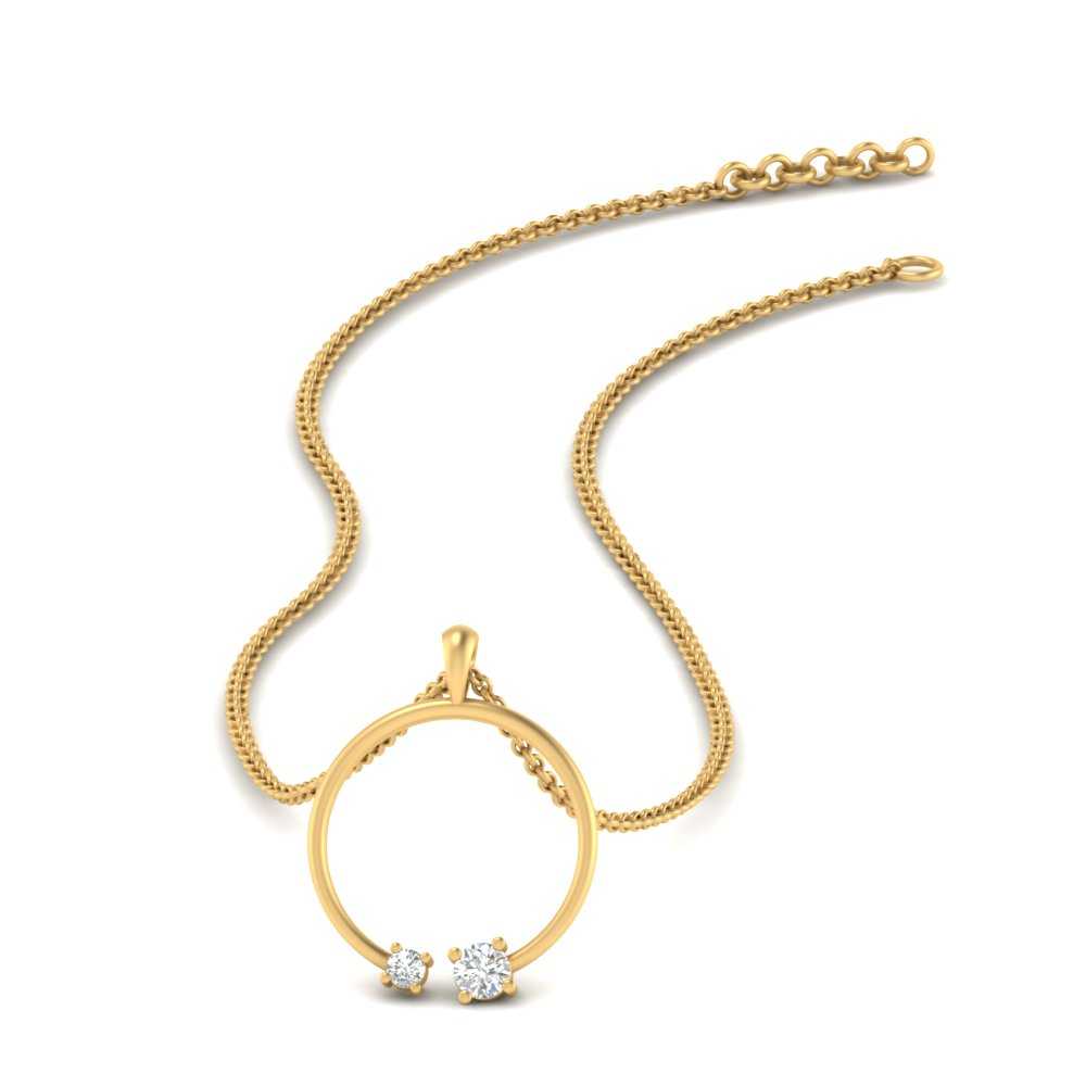 2-stone-open-diamond-circle-necklace-in-FDPD10023-NL-YG