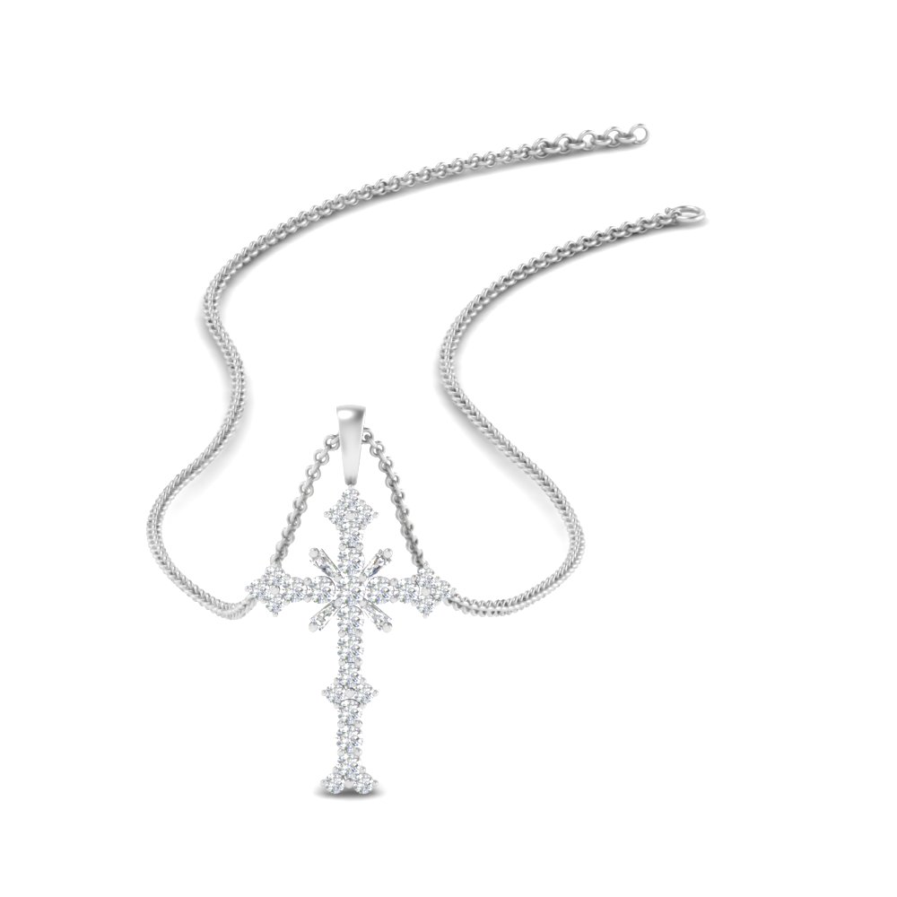 1.50-carat-womens-diamond-cross-pendant-necklace-in-FDPD10867-NL-WG
