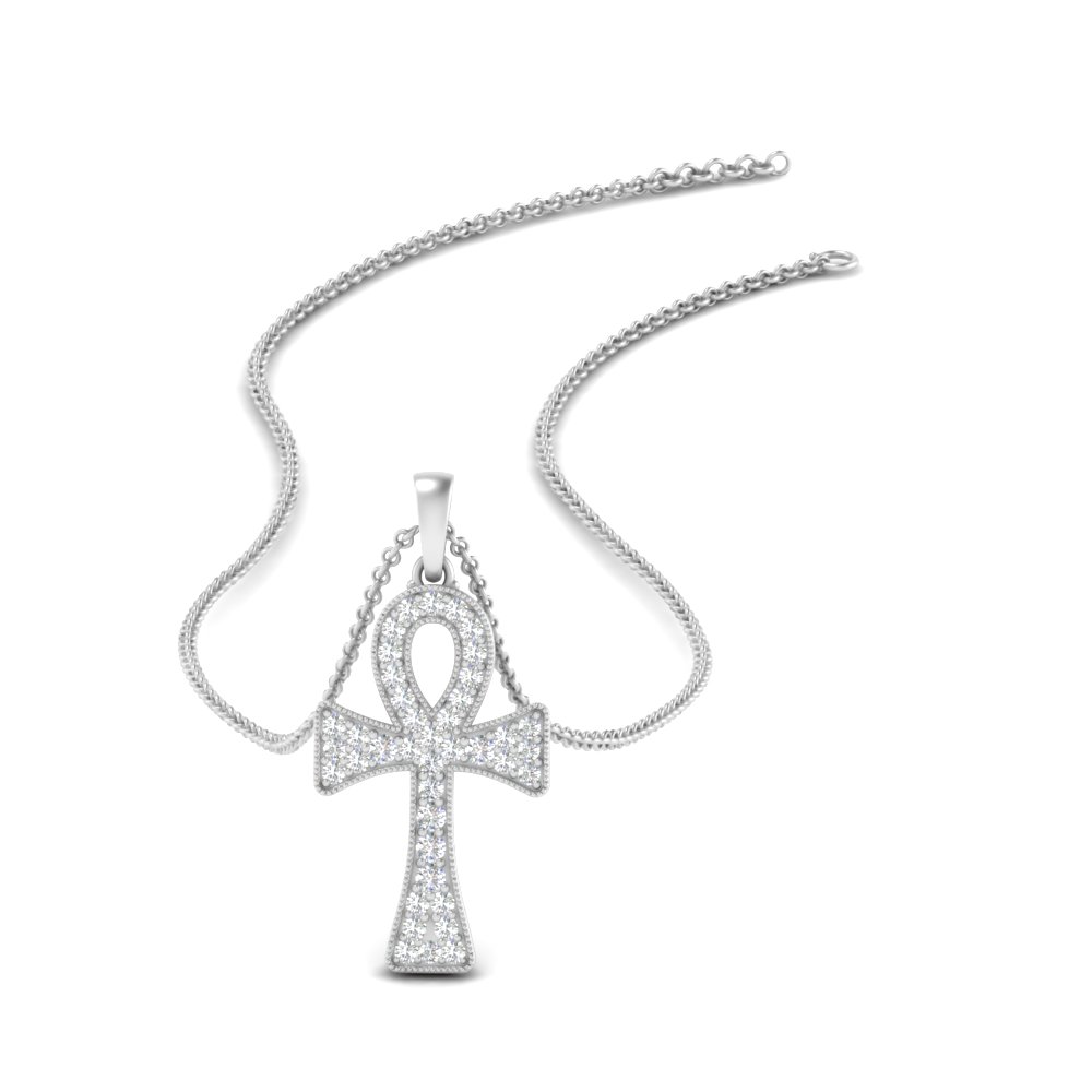 ankh-cross-diamond-pendant-0.25-carat-in-FDPD10999-NL-WG