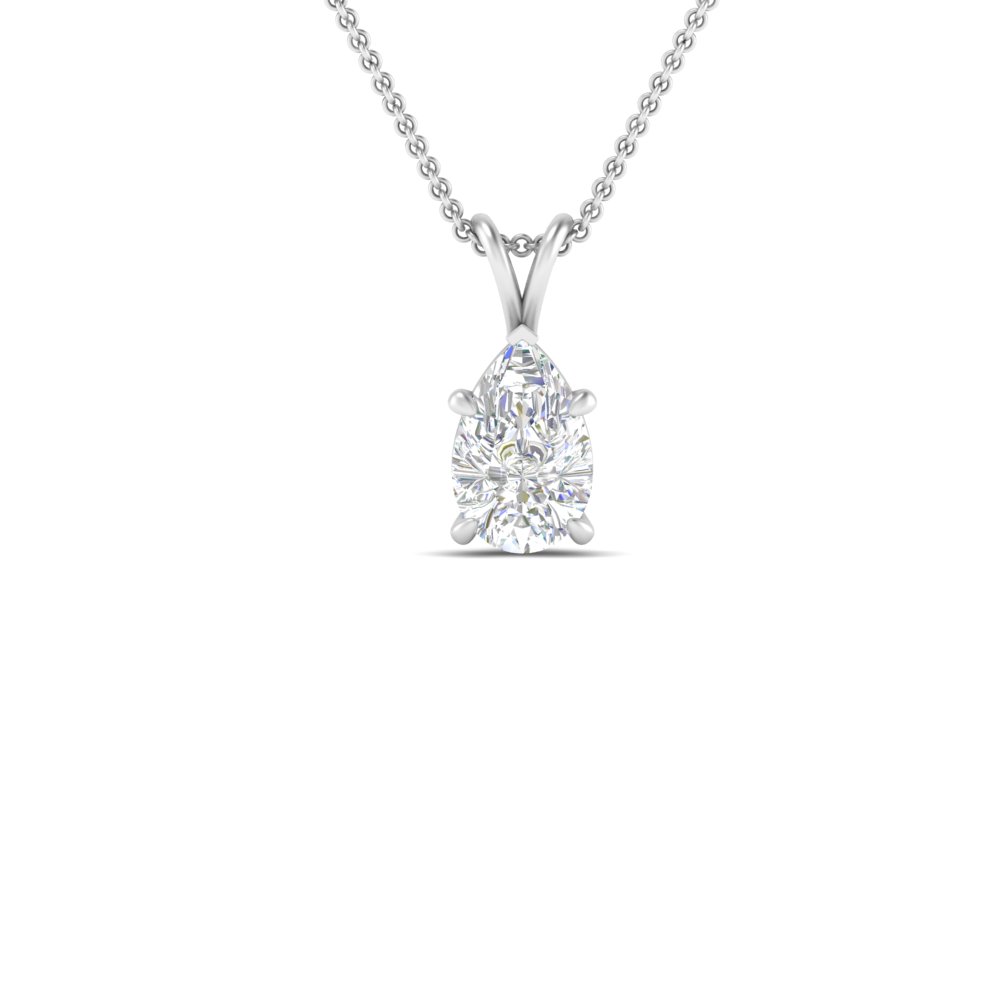 0.6 Ct Solitaire Diamond Necklace – JB JEWELERS