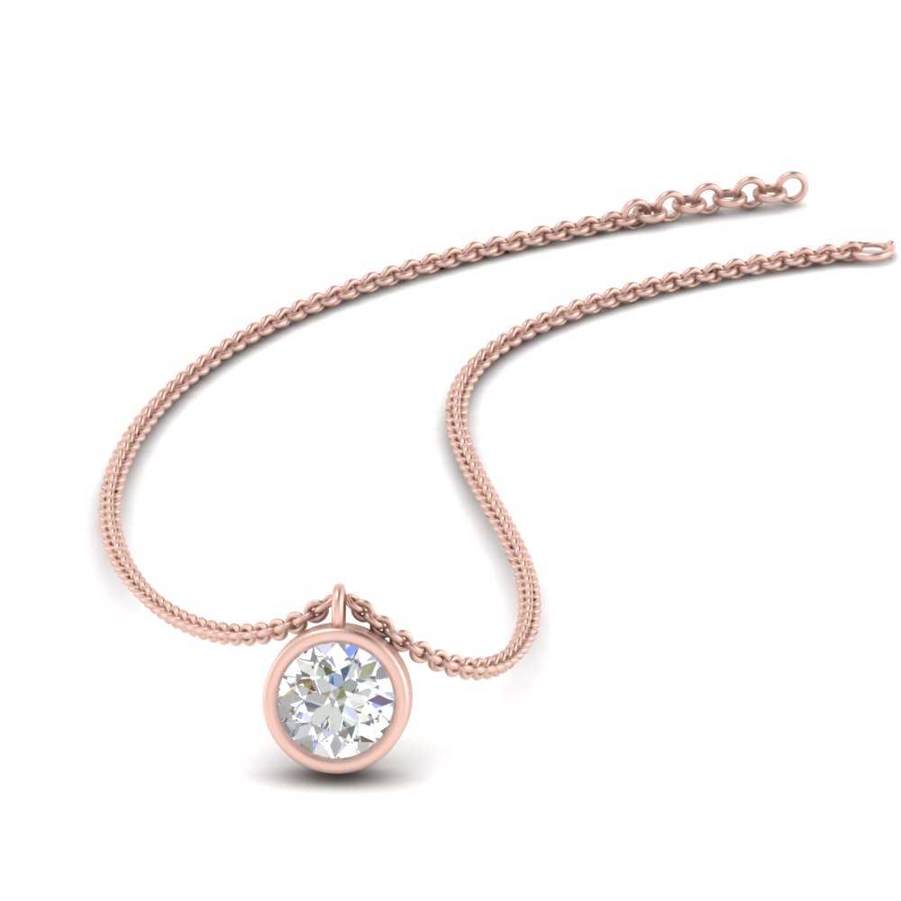 Bezel Diamond Necklace 001-160-00592 | George & Company Diamond Jewelers |  Dickson City, PA