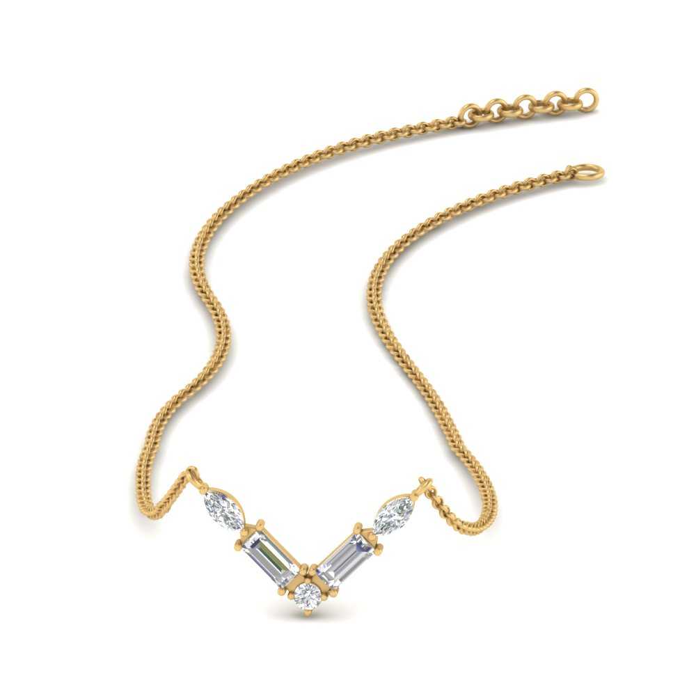 baguette-v-stacking-diamond-necklace-in-FDPD9585-NL-YG