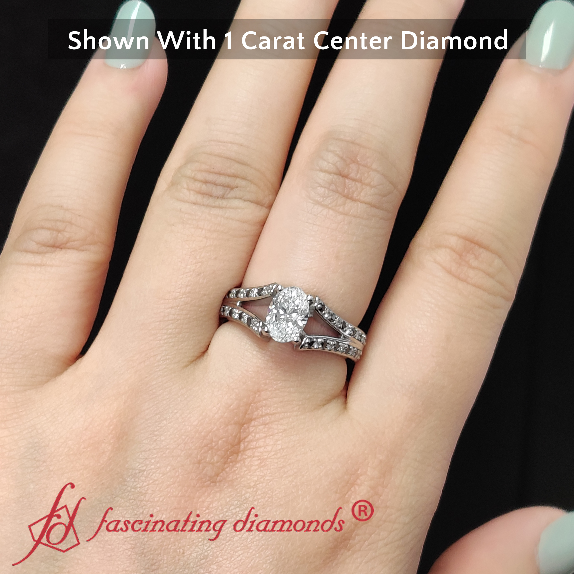 Side-Stone Engagement Rings