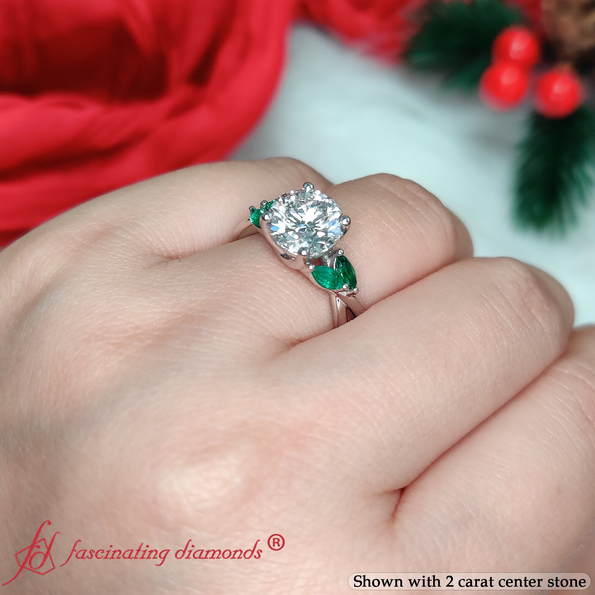 14k White Gold 2 Stone Diamond Infinity Inspired Ring 14k White Gold 2 Stone Diamond Infinity Inspired Ring