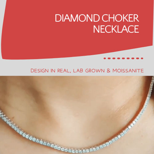 Diamond  choker necklace