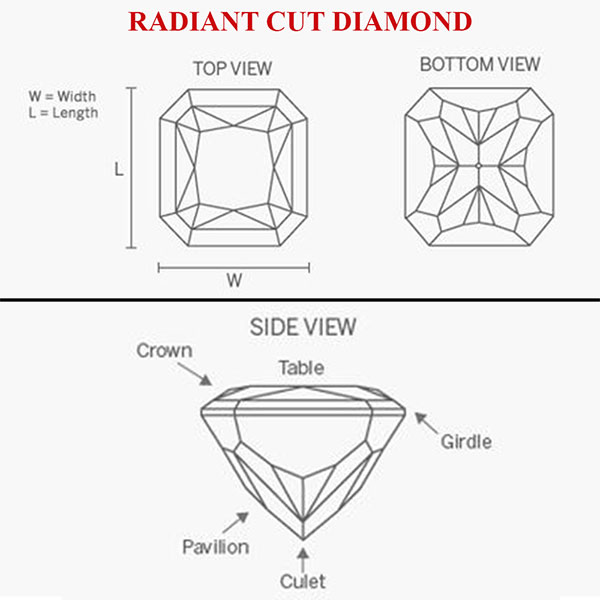 Radiant Cut Diamond - GIA Certified Diamonds - Fascinating Diamonds