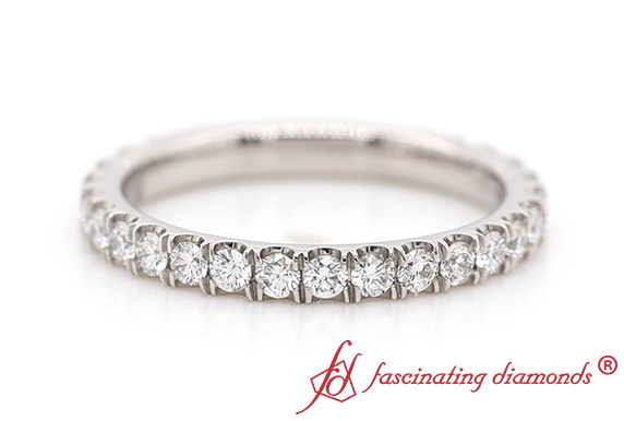 Delicate Diamond French Pave Band