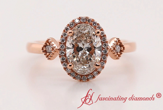 3 Stone Delicate Lab Diamond Ring