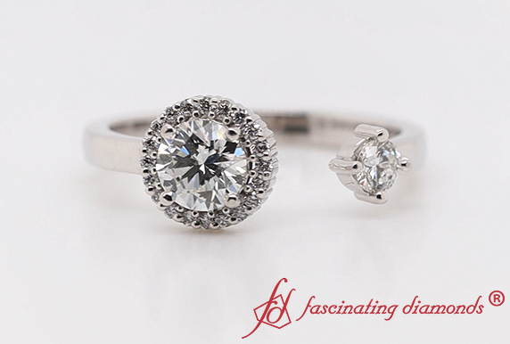 Diamond Open Wrap Engagement Ring