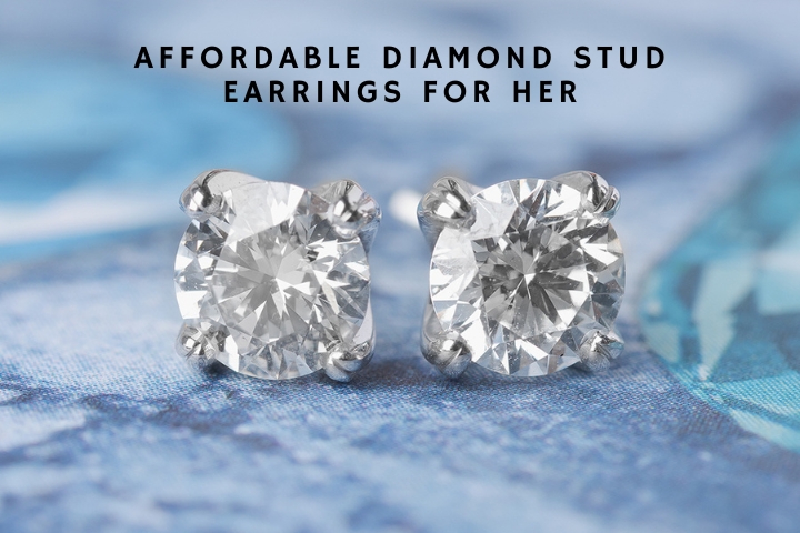 Affordable Diamond Stud Earrings for Her