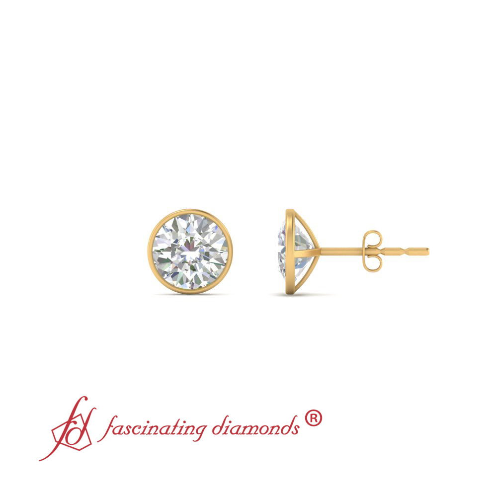 moissanite studs