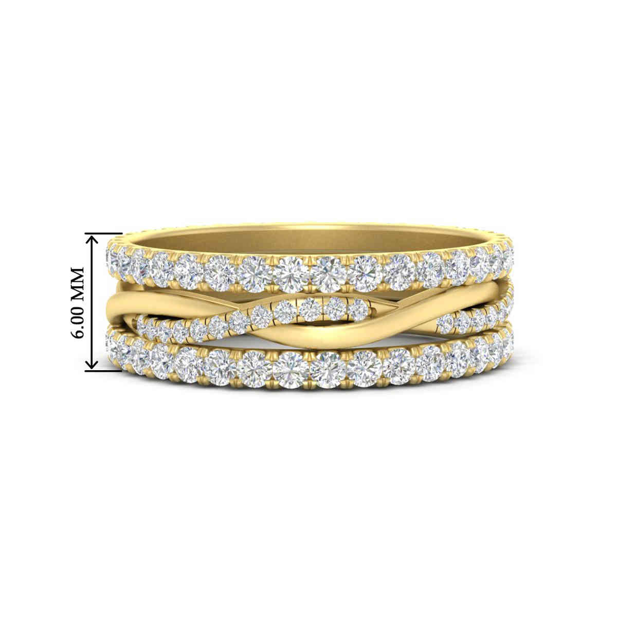 Shop Triple Eternity Stack Ring Online