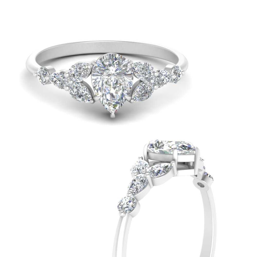 Leaf Engagement Rings For Her